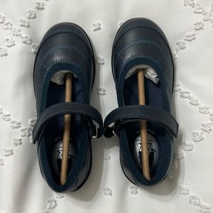 Hush Puppies Navy Reese Mary Jane Size 12.5 Little Kids Girls Brand New